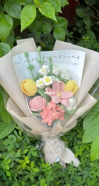 Crochet creation lovers - Flower bouquet